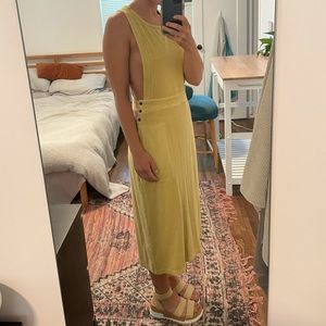 Free People Yellow Summer Dress